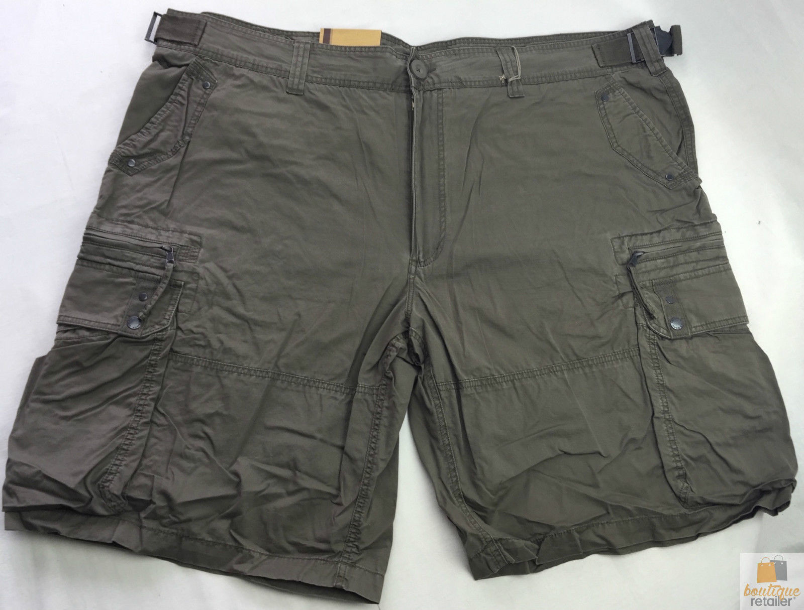 Deluxe PLUS SIZE CARGO SHORTS Heavy Duty Big Sizes Summer 100% COTTON-1
