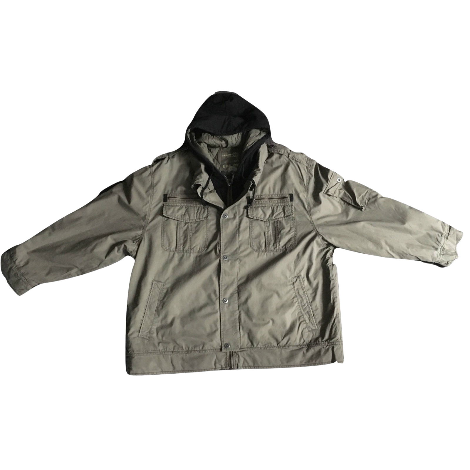 MENS PLUS SIZE JACKET King Extra Big & Tall Hooded Coat 100% COTTON Warm Winter-1