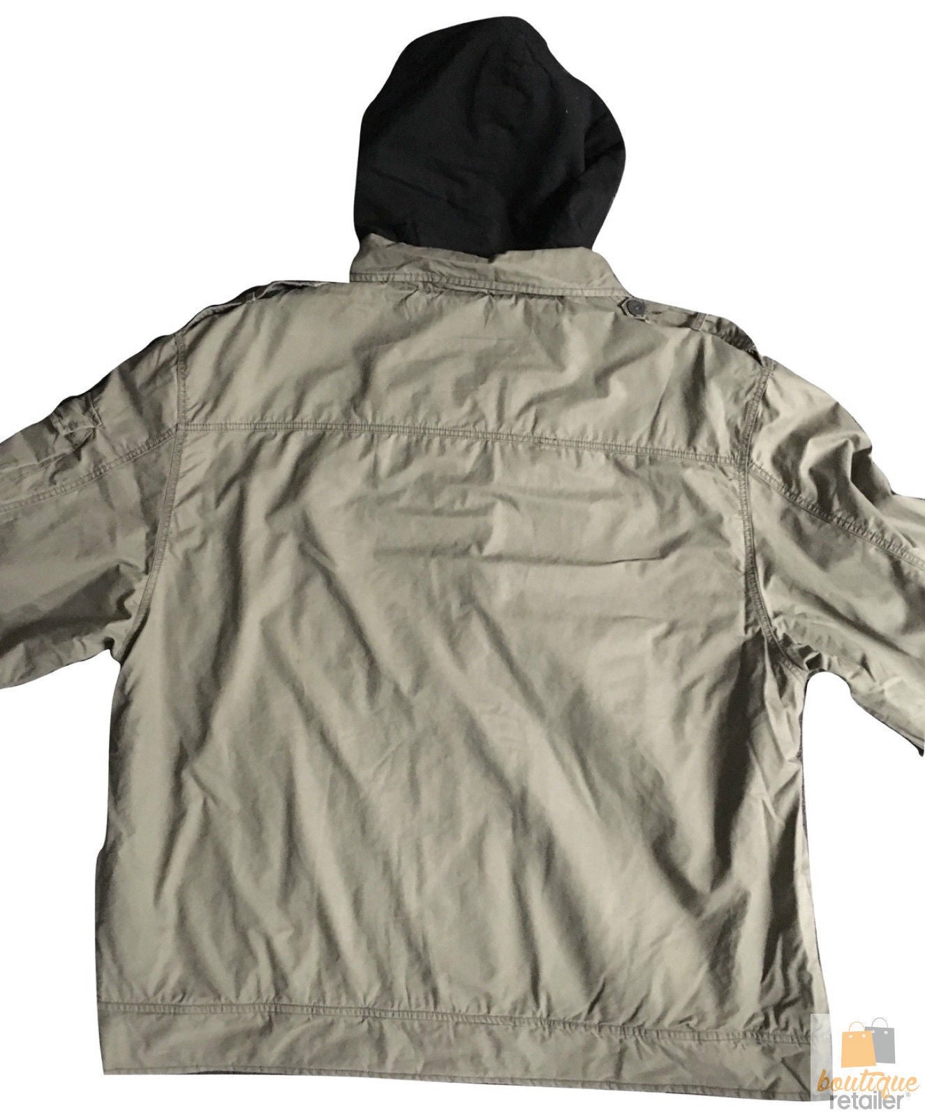 MENS PLUS SIZE JACKET King Extra Big & Tall Hooded Coat 100% COTTON Warm Winter-3