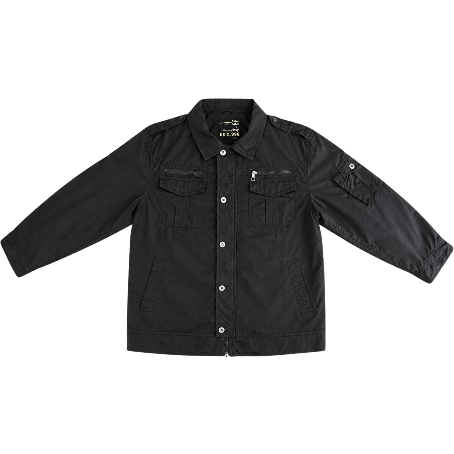 King Mens Plus Size Jacket 100% Cotton Extra Big Tall Winter Coat - Black