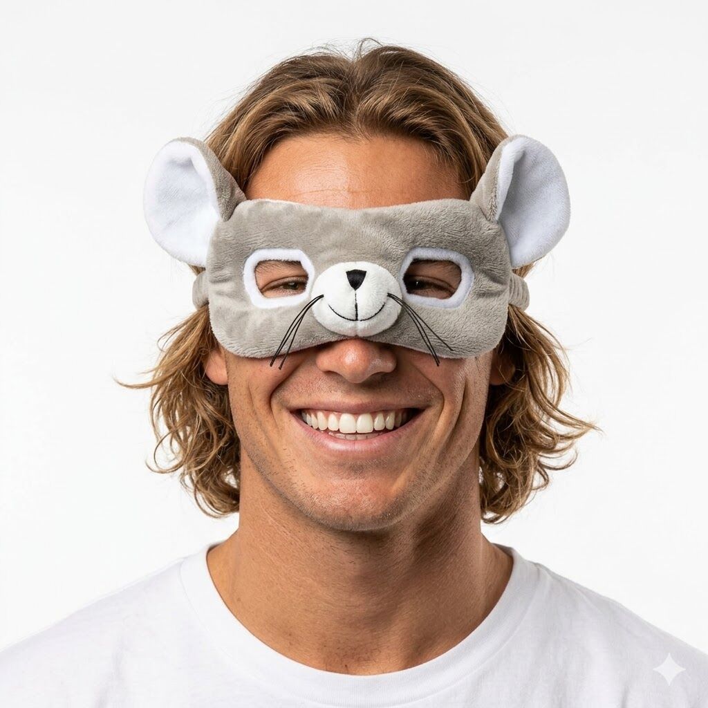 ANIMAL EYE MASK Party Costume Halloween Accessory - Mouse