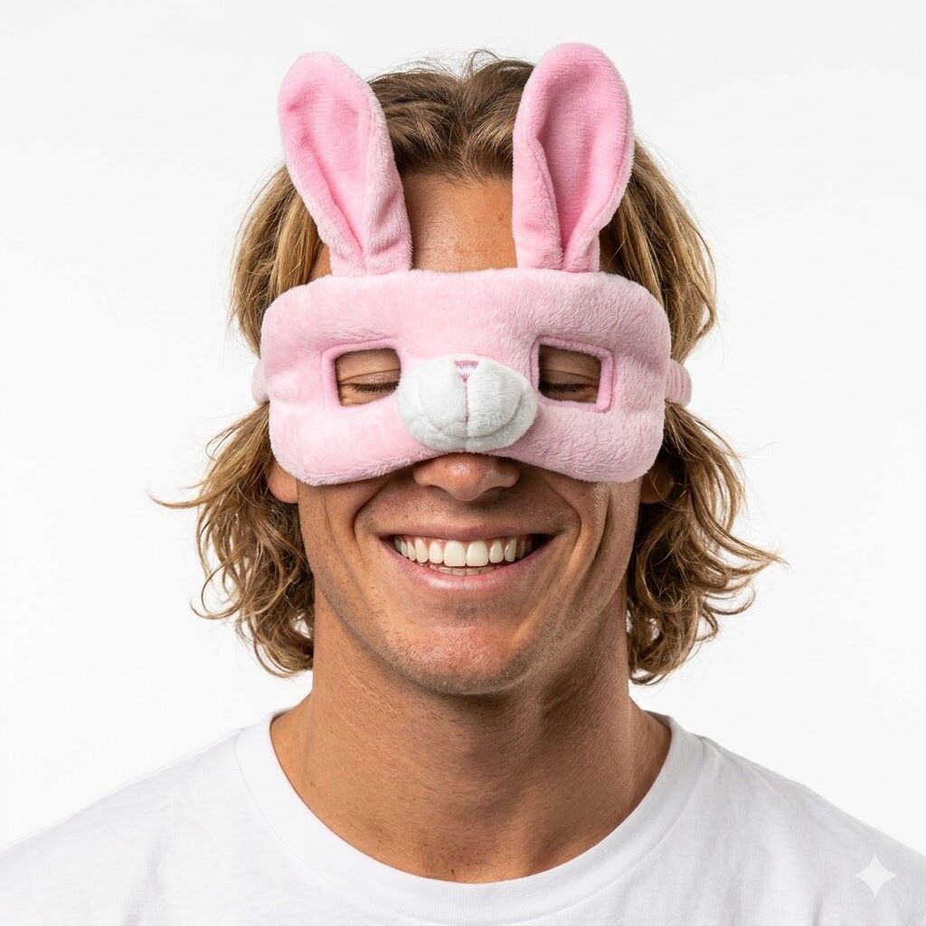 ANIMAL EYE MASK Party Costume Halloween Accessory - Bunny Rabbit
