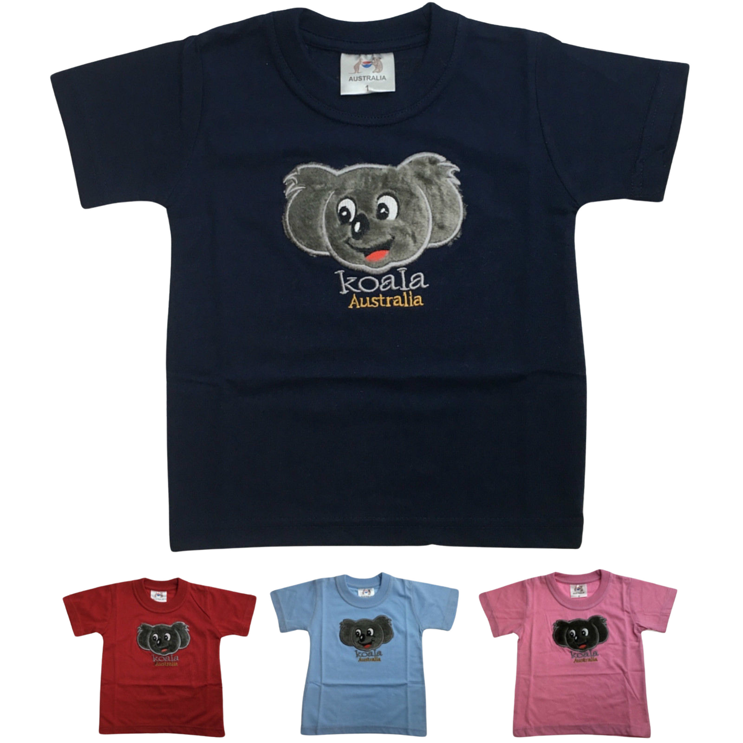 Kids KOALA AUSTRALIA T Shirt Tee Souvenir Gift Childrens Child 100% Cotton Top-0