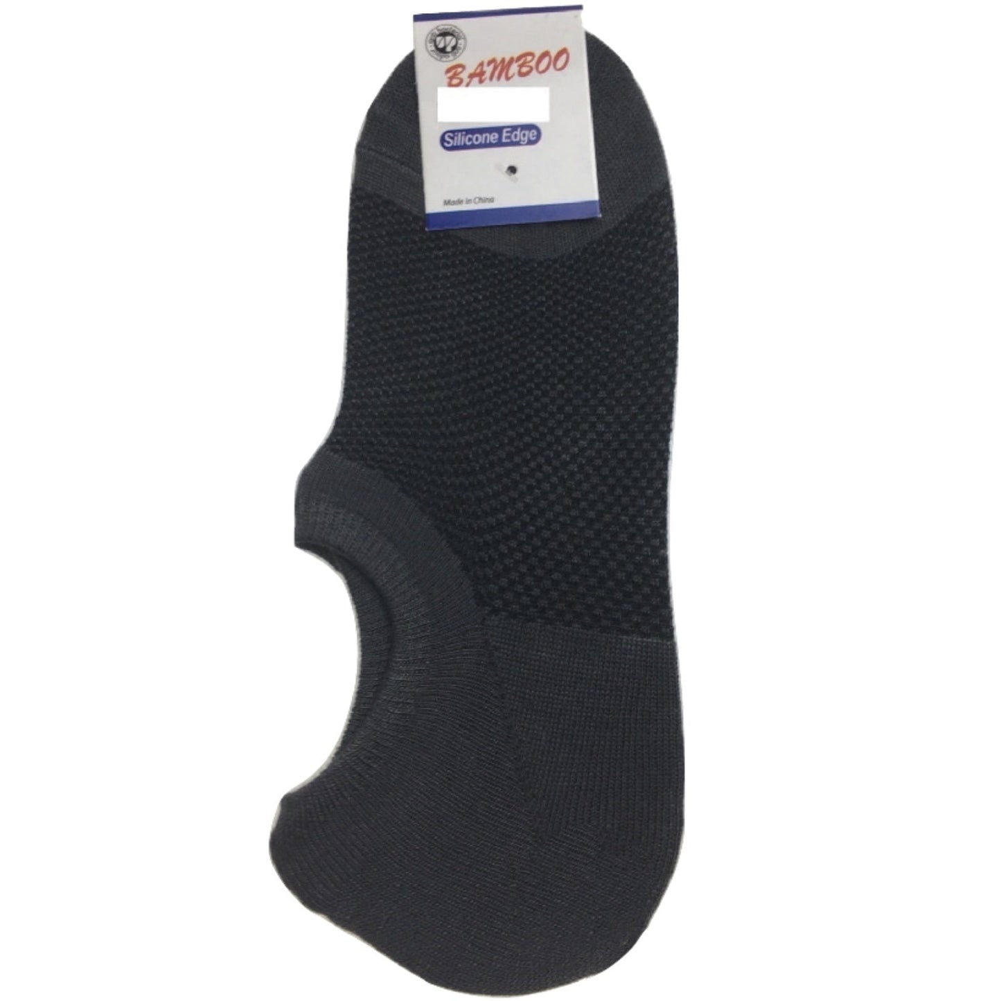 1 Pair NO SHOW BAMBOO SOCKS Non Slip Heel Grip Low Cut Invisible Footlet-13
