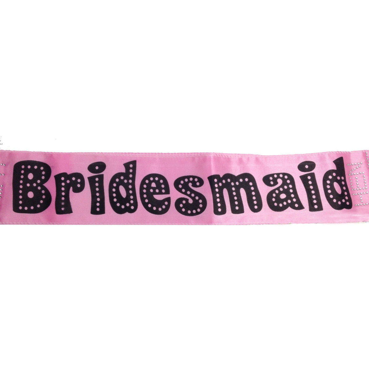 Hens Night Satin Sash Bridal Party Girls Wedding Bridesmaid Accessory - Pink