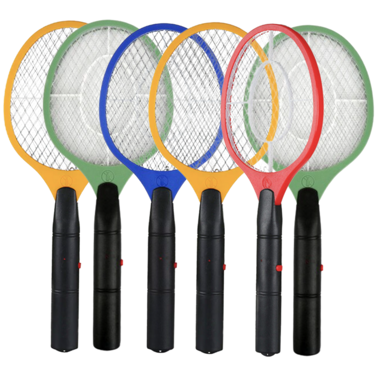 6x BUG ZAPPER RACKET Fly Mosquito Pest Swatter Net Racquet Electric Insect Killer-0