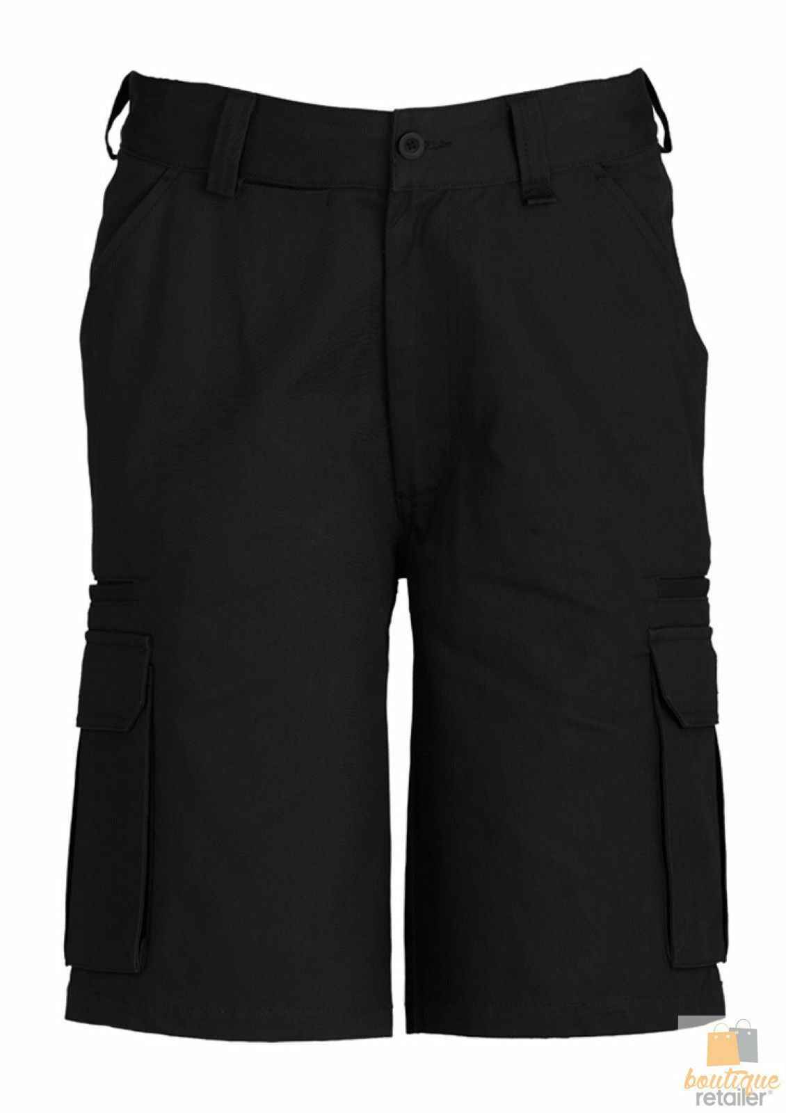 Mens CARGO SHORTS All Sizes 100% COTTON Drill Heavy Work Tradie Military-17