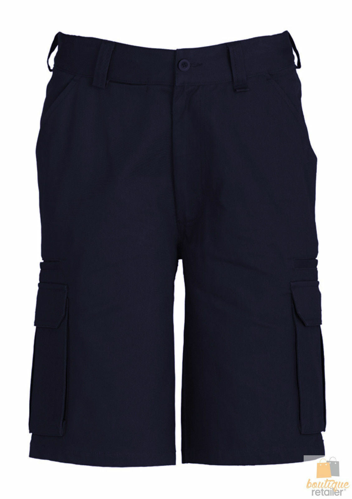 Mens CARGO SHORTS All Sizes 100% COTTON Drill Heavy Work Tradie Military-7