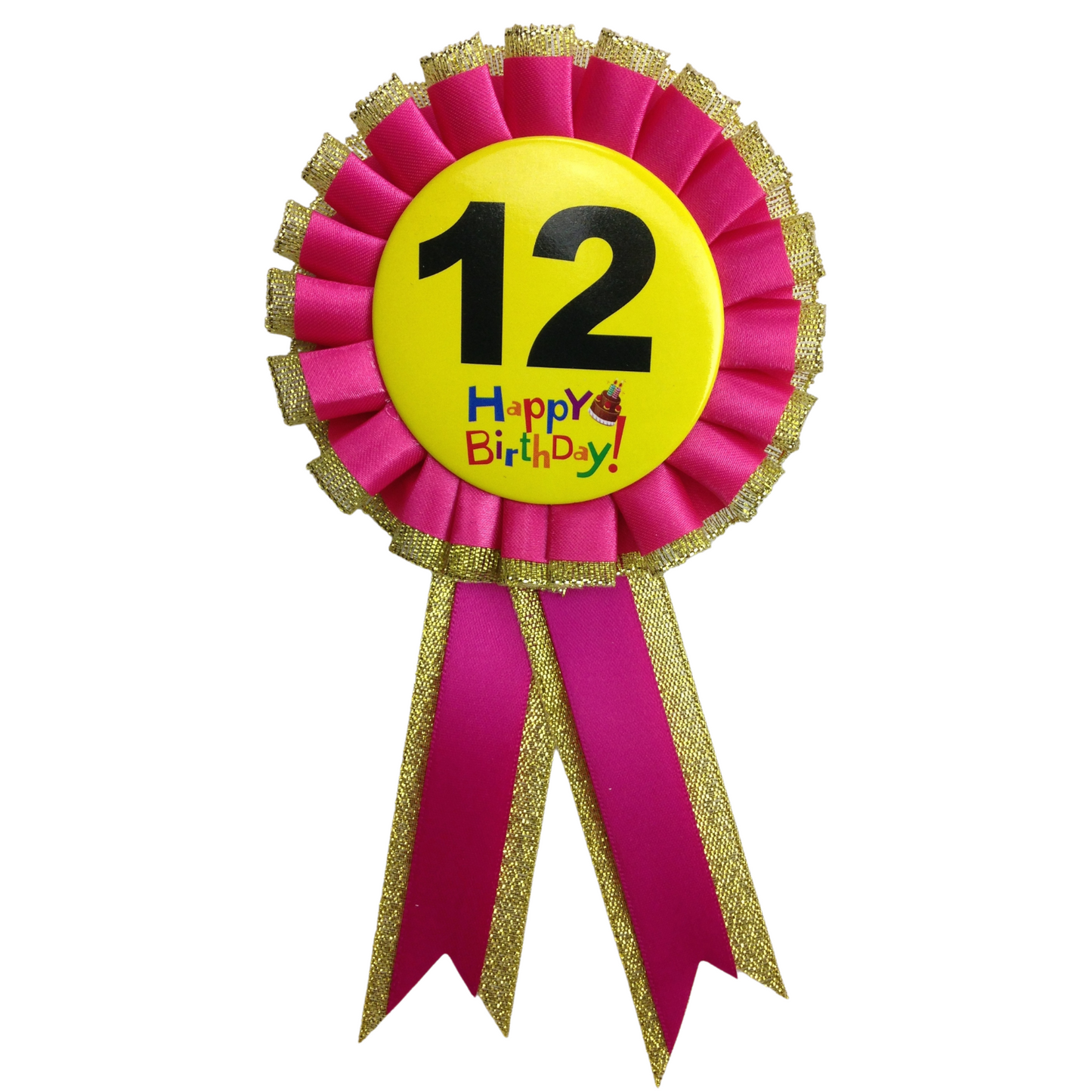 BIRTHDAY BADGE Party Favour Award Rosette Fancy Dress Girls Boys Childrens Kids-8
