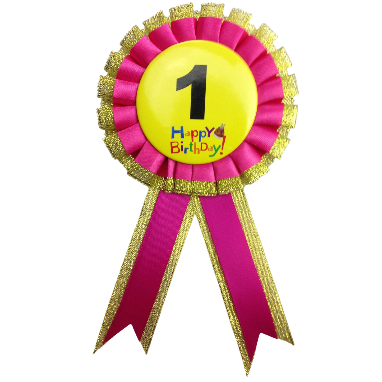 BIRTHDAY BADGE Party Favour Award Rosette Fancy Dress Girls Boys Childrens Kids-10
