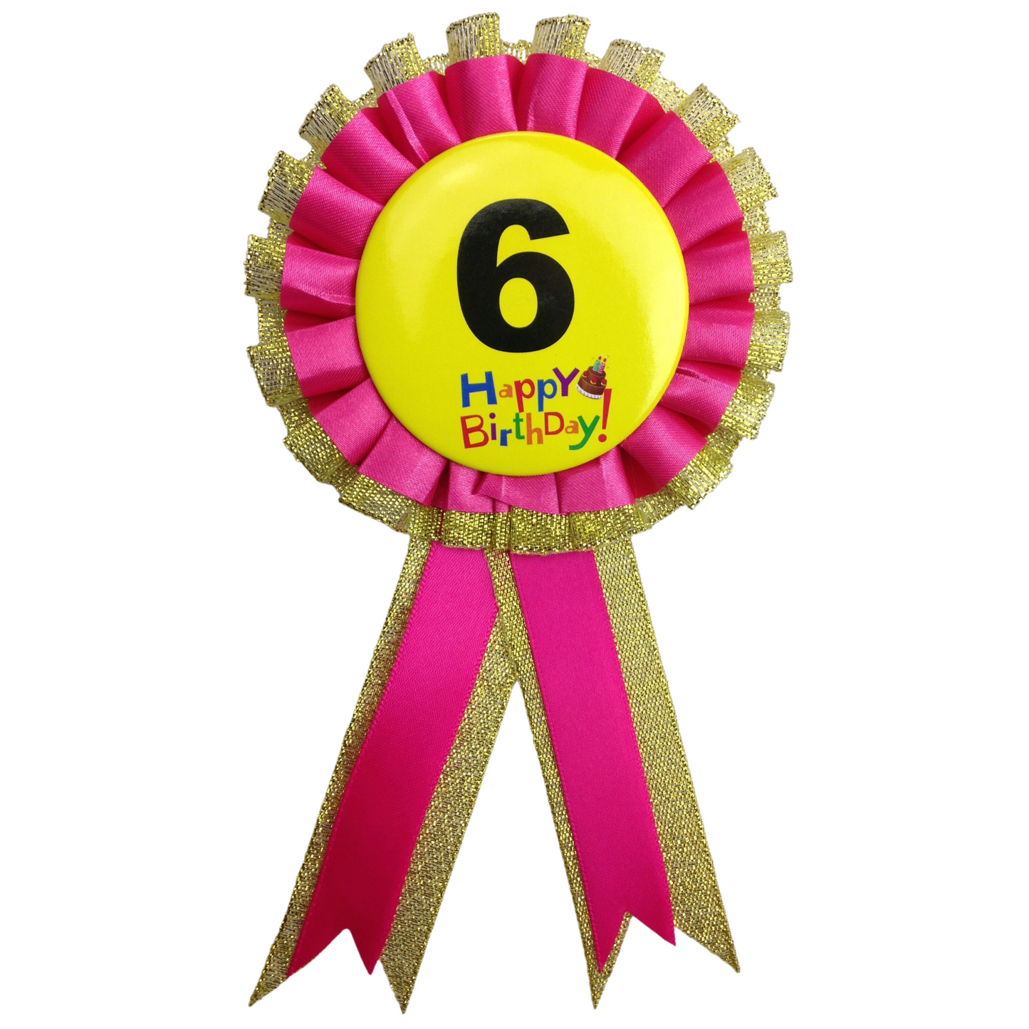 BIRTHDAY BADGE Party Favour Award Rosette Fancy Dress Girls Boys Childrens Kids-20