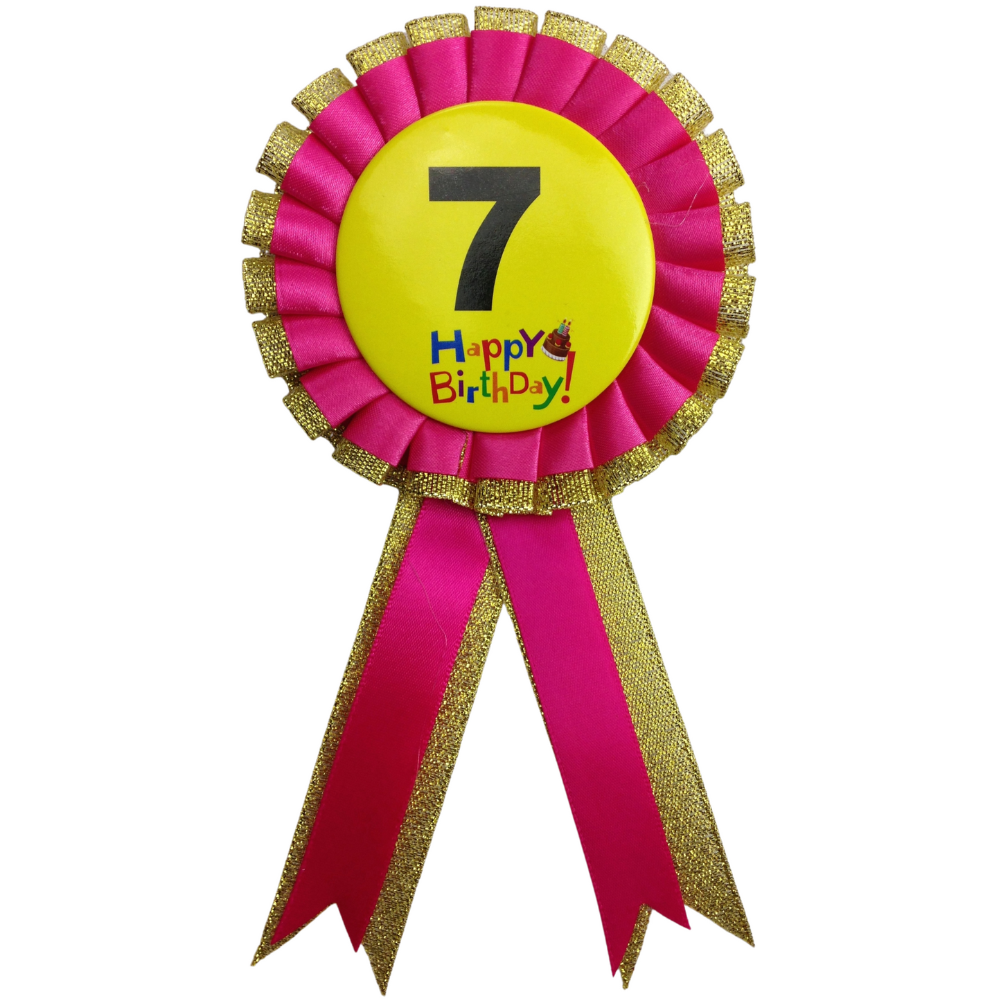 BIRTHDAY BADGE Party Favour Award Rosette Fancy Dress Girls Boys Childrens Kids-22