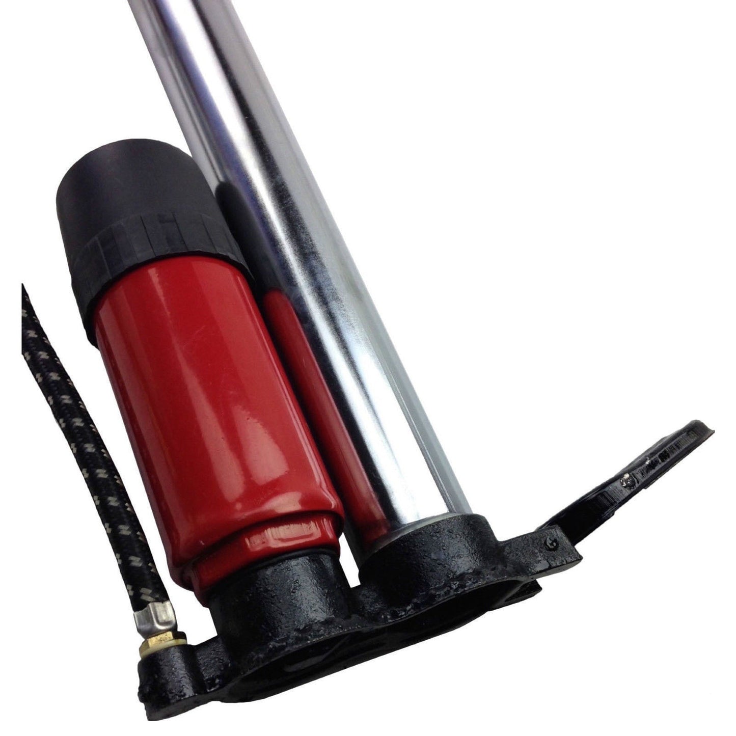 HAND TYRE PUMP With Booster & KPA Gauge Psi Bike Air Inflator Bicycle Tire-3