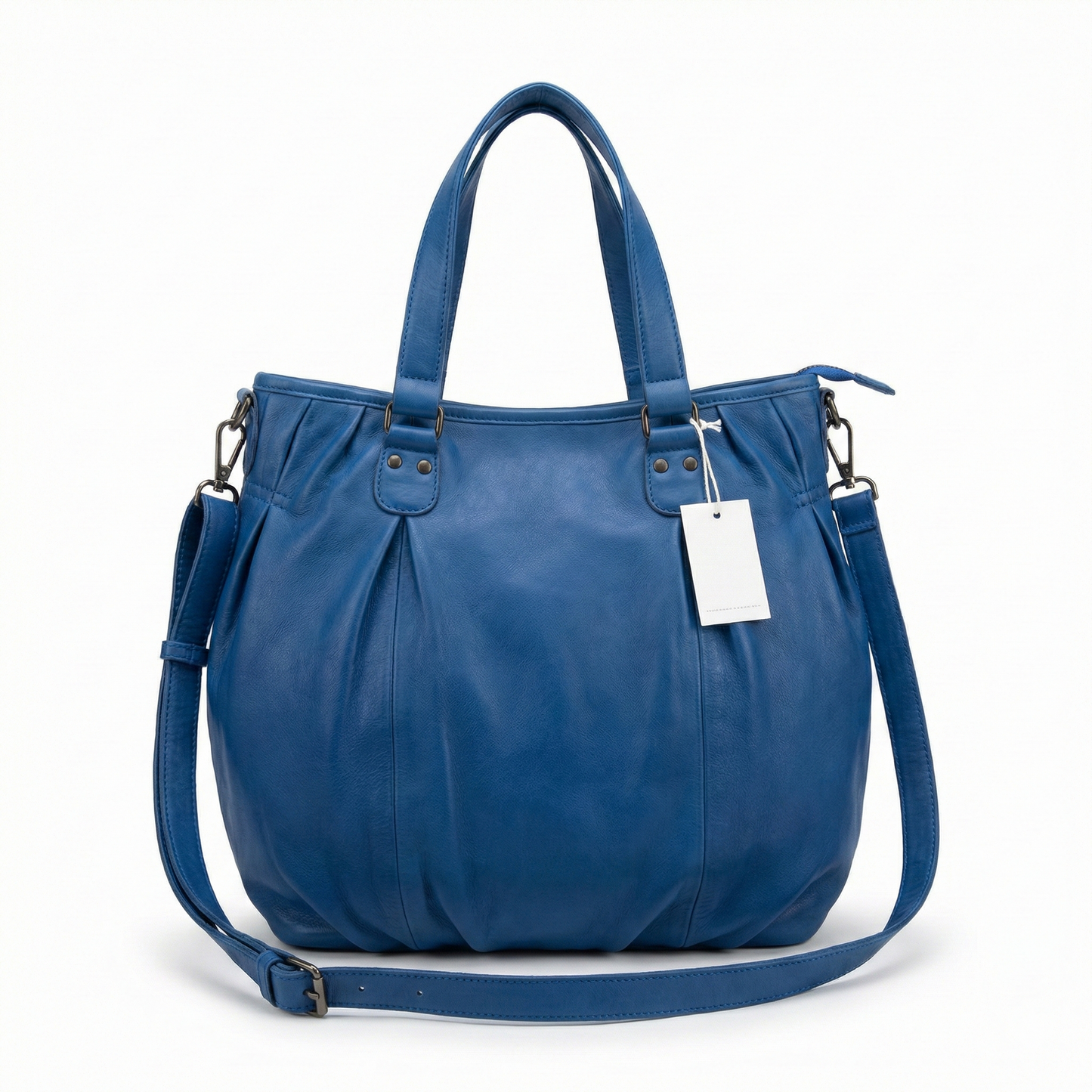Premium Womens Leather Shoulder Bag Messenger Satchel Handbag Purse ITWB02 - Blue