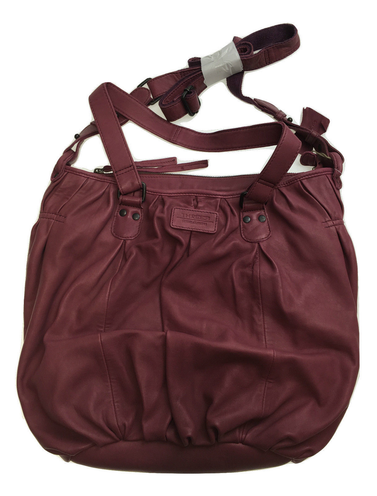 Premium Womens Leather Shoulder Bag Messenger Satchel Handbag Purse ITWB02 - Pink
