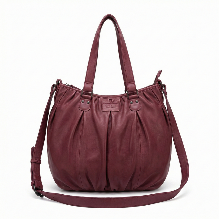 Premium Womens Leather Shoulder Bag Messenger Satchel Handbag Purse ITWB02 - Pink
