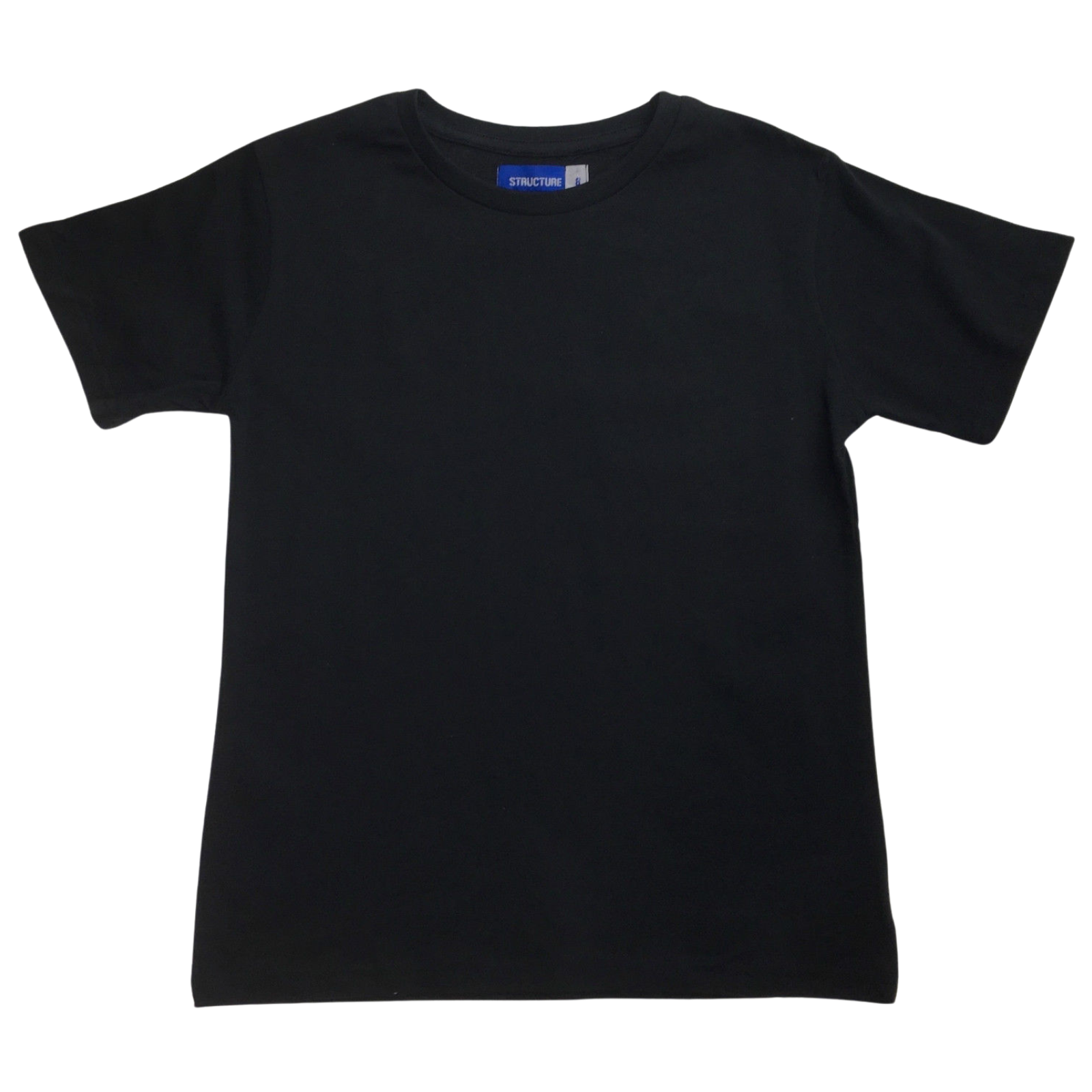 KIDS PLAIN T SHIRT Childrens Child 100% COTTON Boys Girls Basic Blank Tee Top-2