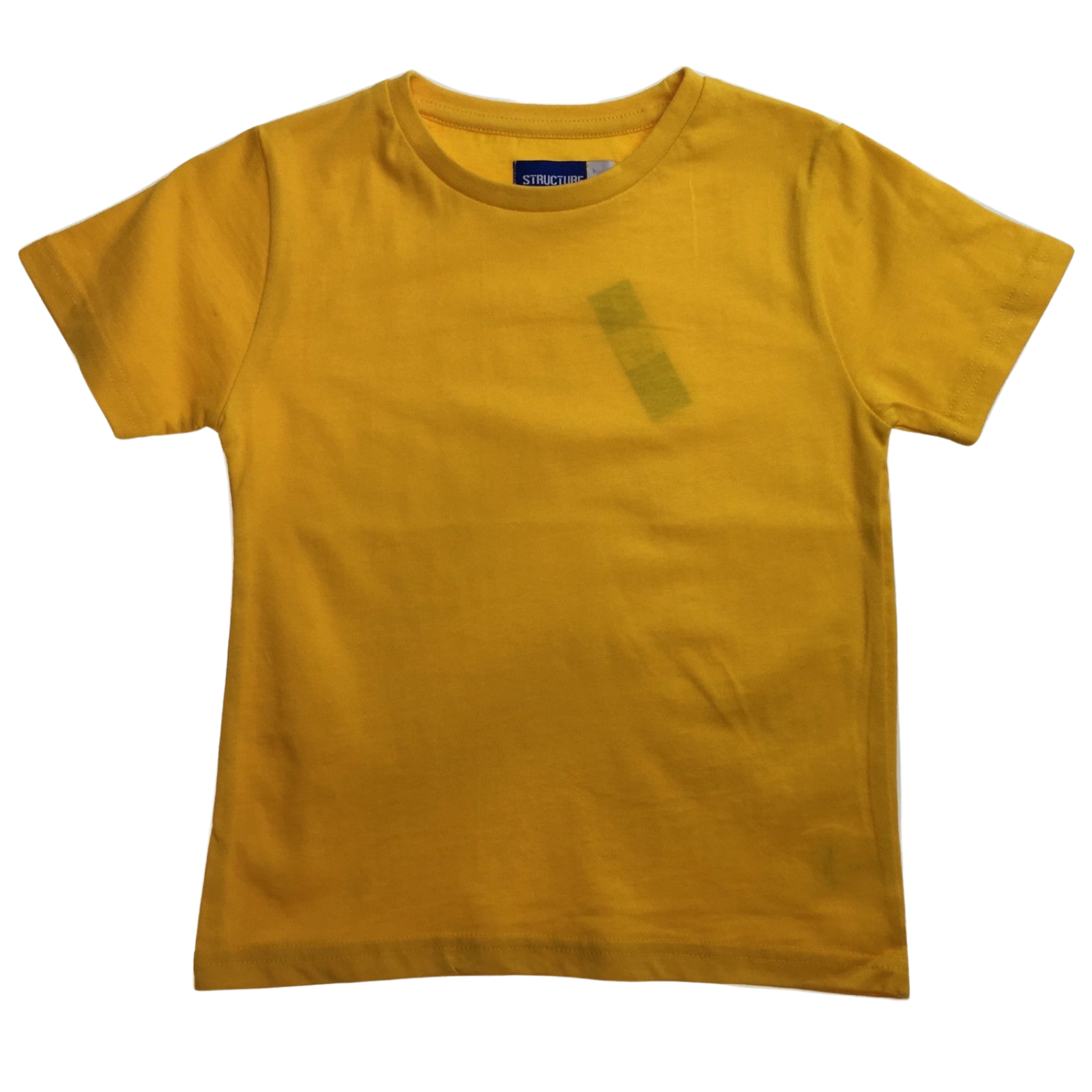KIDS PLAIN T SHIRT Childrens Child 100% COTTON Boys Girls Basic Blank Tee Top-14