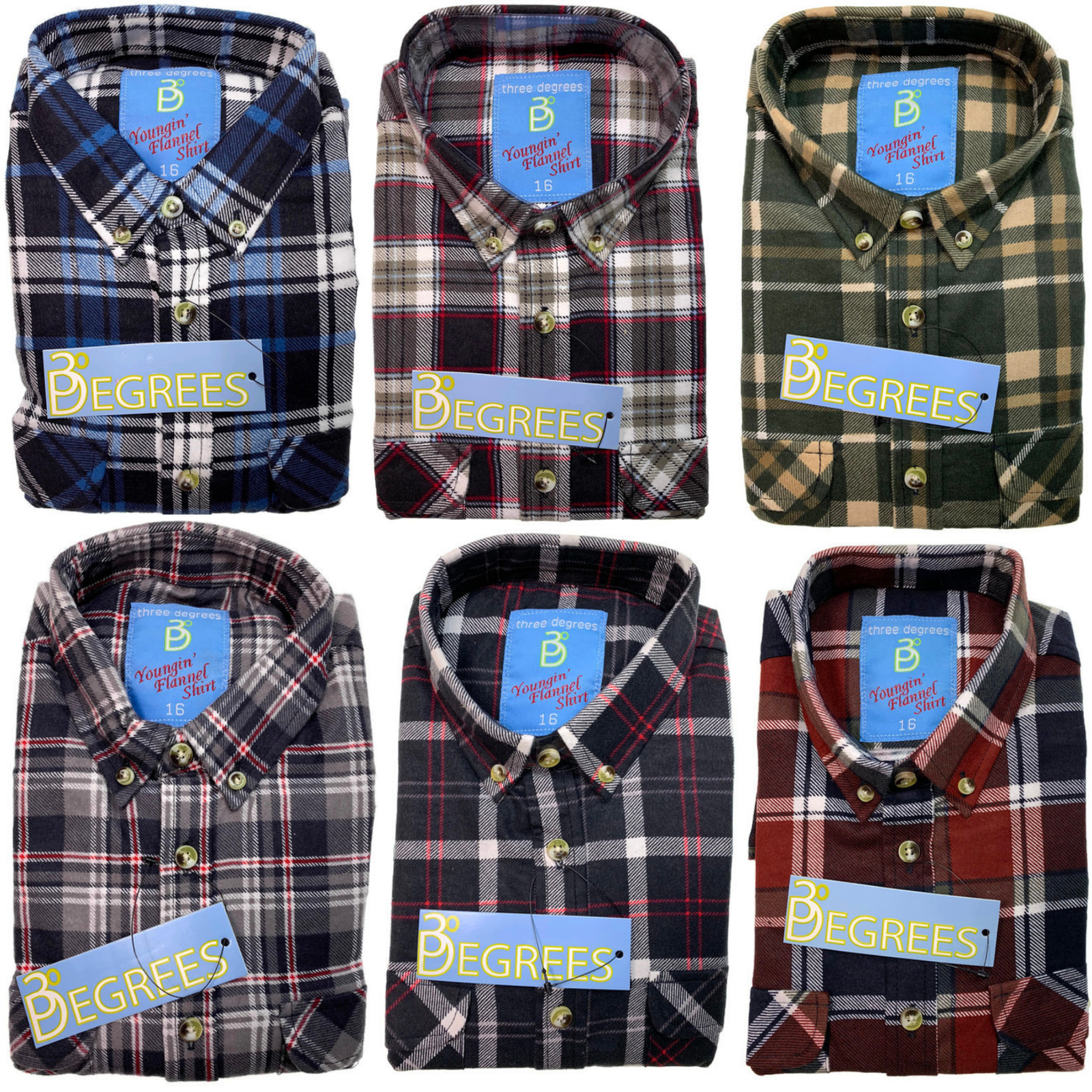 KIDS FLANNELETTE SHIRT Boys Childrens Classic Vintage Flannel Flannie-0