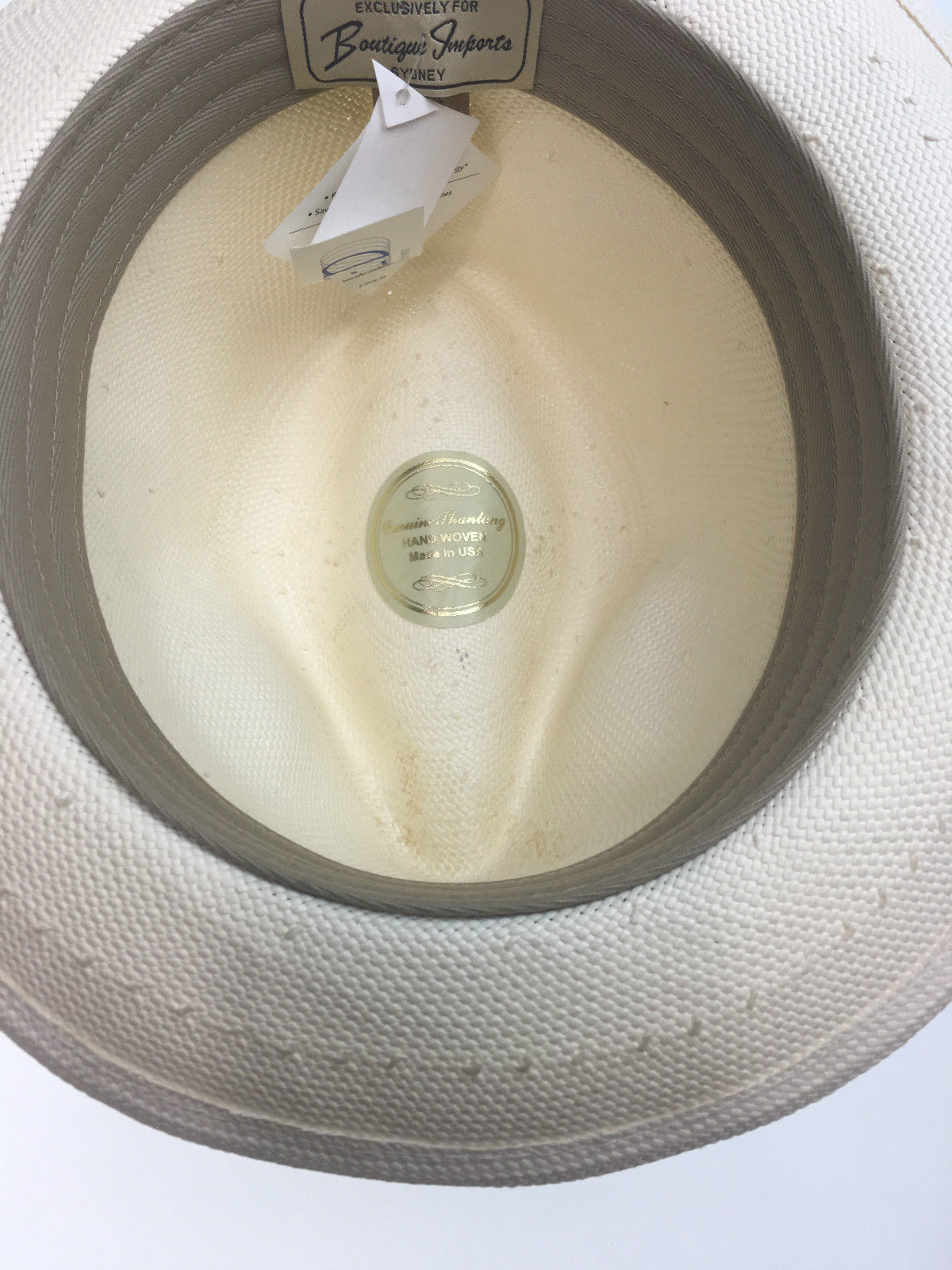 Small Brim Classic Trilby HAT with Feather Fedora Sun UV MADE in USA KS-10-2