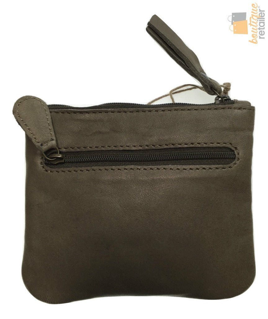 Womens Leather Clutch Wallet Purse Card Holder Satchel Zipper Handbag ITS05-5