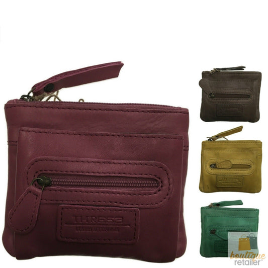 Womens Leather Clutch Wallet Purse Card Holder Satchel Zipper Handbag ITS05-0