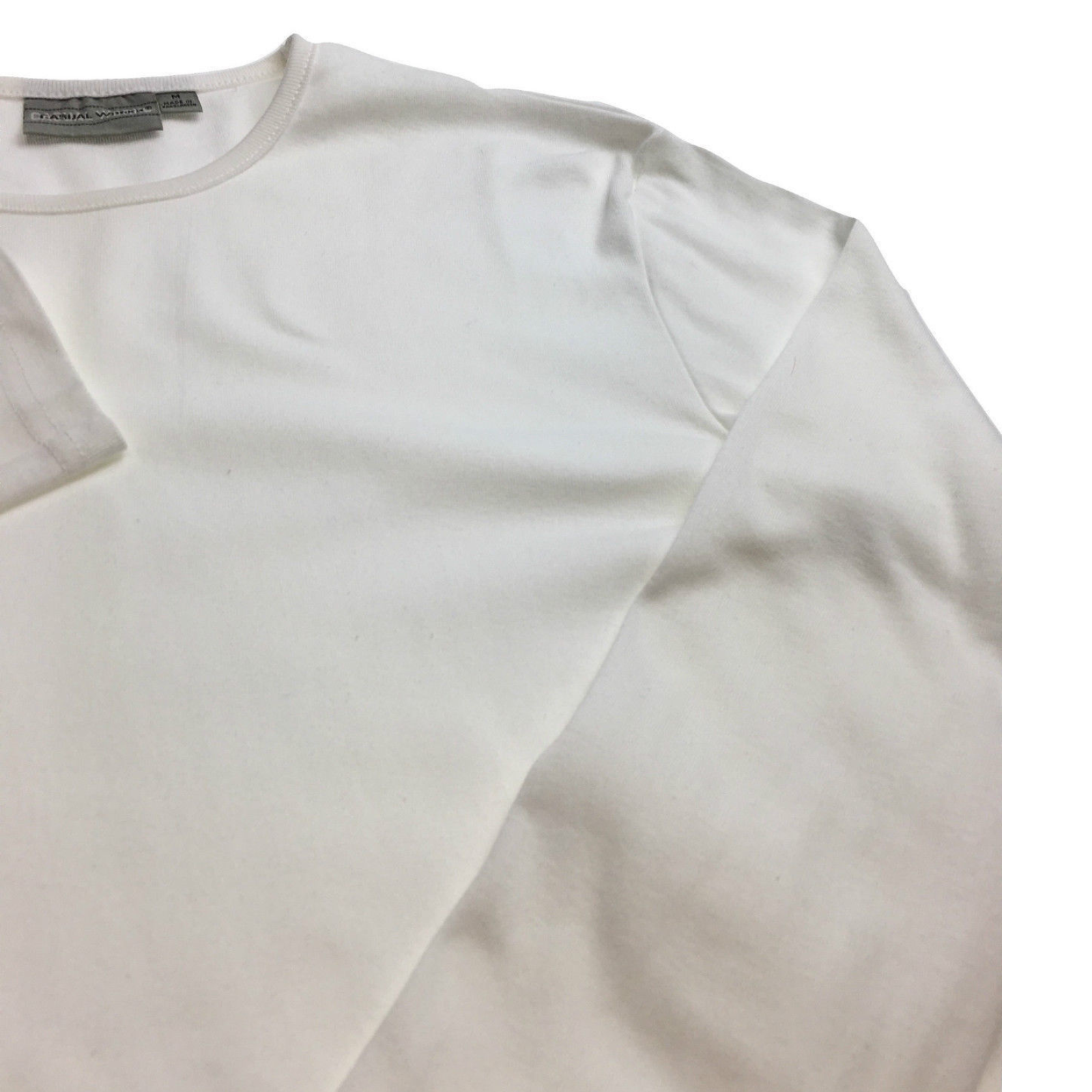 Mens 100% Cotton Plain Long Sleeve Slim Top - Basic Fitted Style-2
