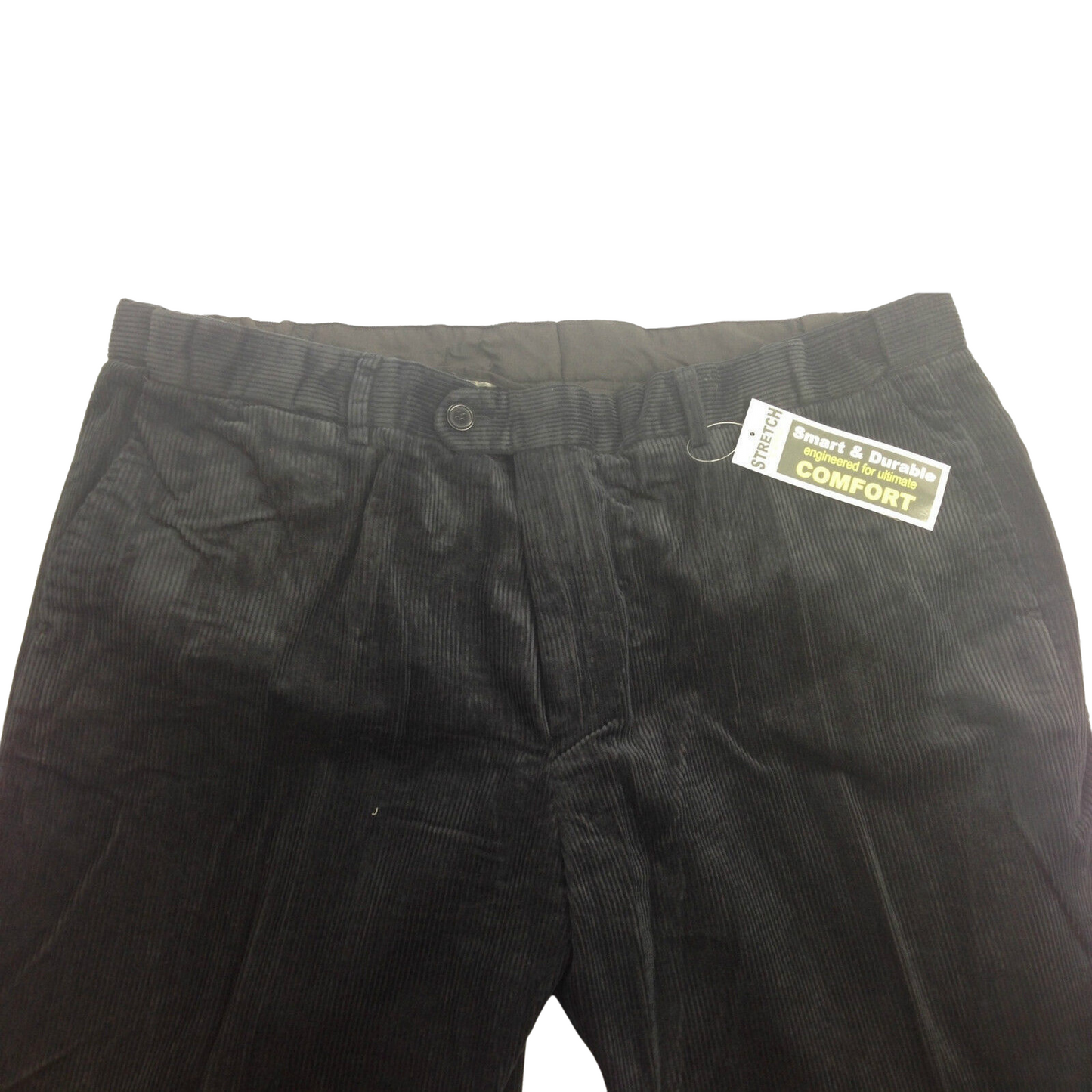 MENS CORDUROY PANTS Trousers Cords Casual STRETCH COTTON Size 32"-44" Adjustable-2