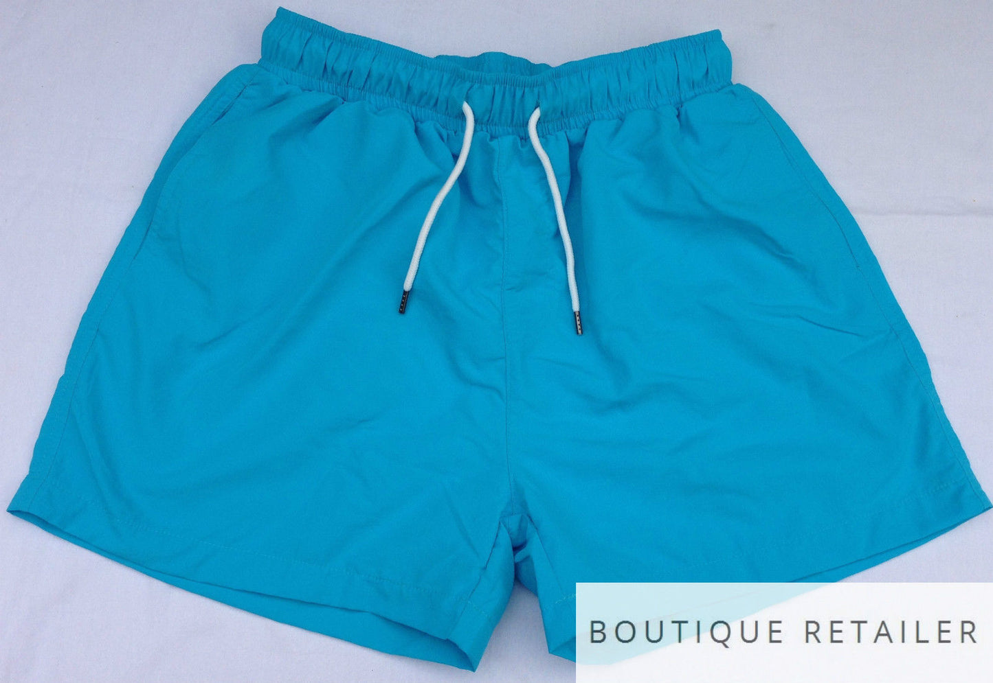 Mens Board Shorts Surf Beach Swim Quick Dry Boardies PLAIN Red Blue Purple S-XL-5