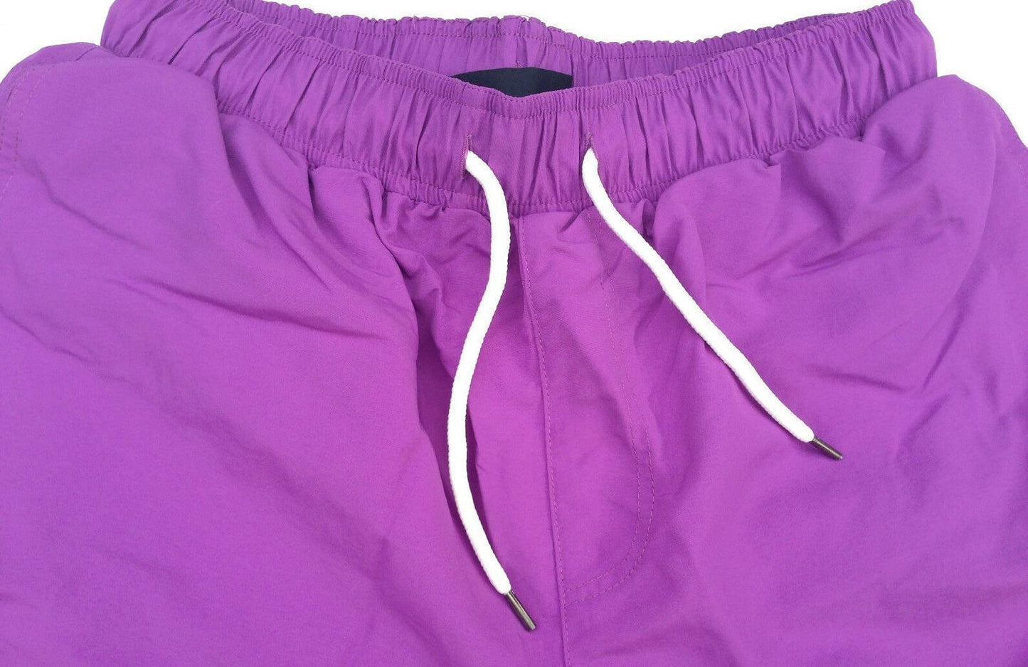 Mens Board Shorts Surf Beach Swim Quick Dry Boardies PLAIN Red Blue Purple - Purple