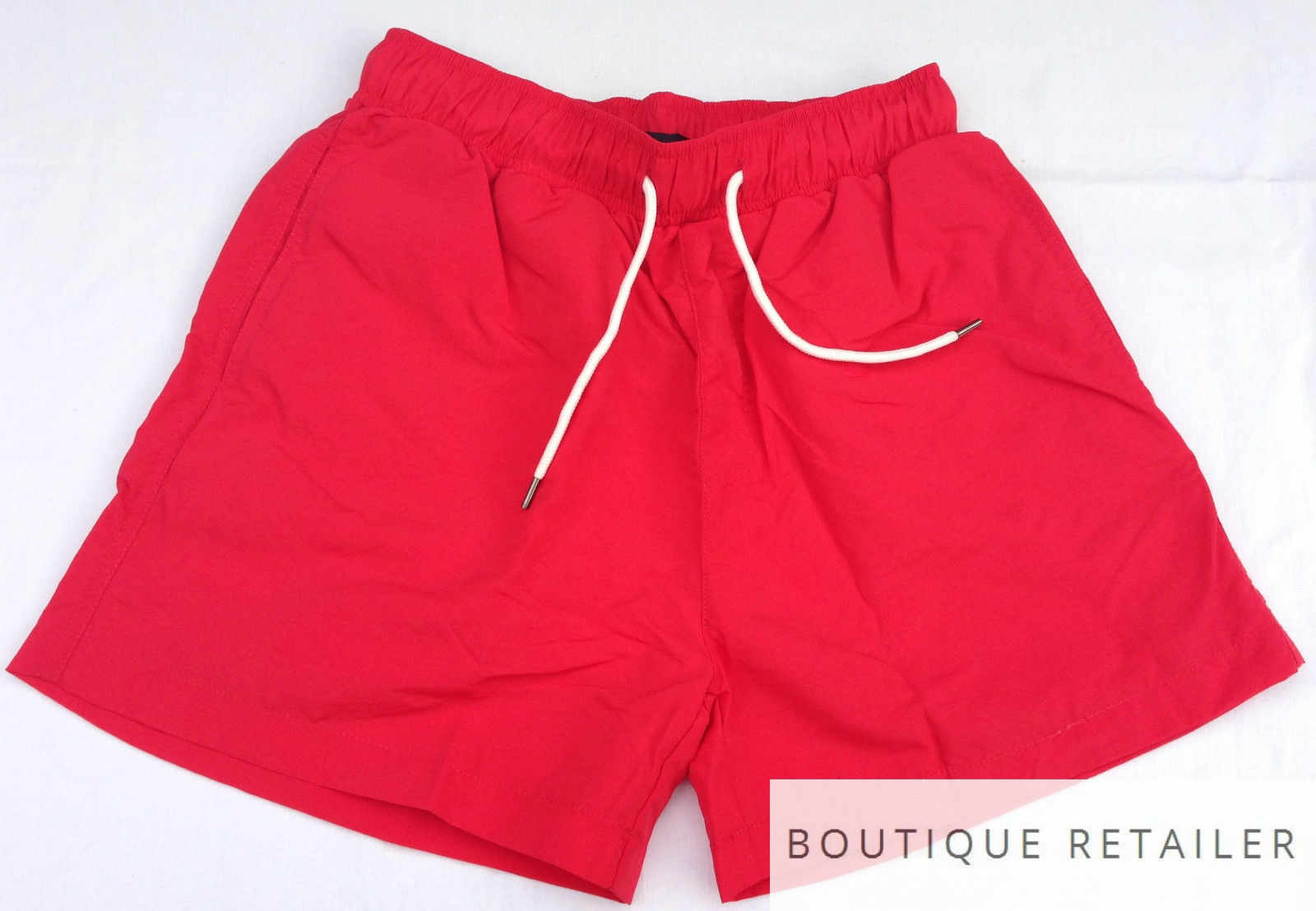 Mens Board Shorts Surf Beach Swim Quick Dry Boardies PLAIN Red Blue Purple S-XL-12