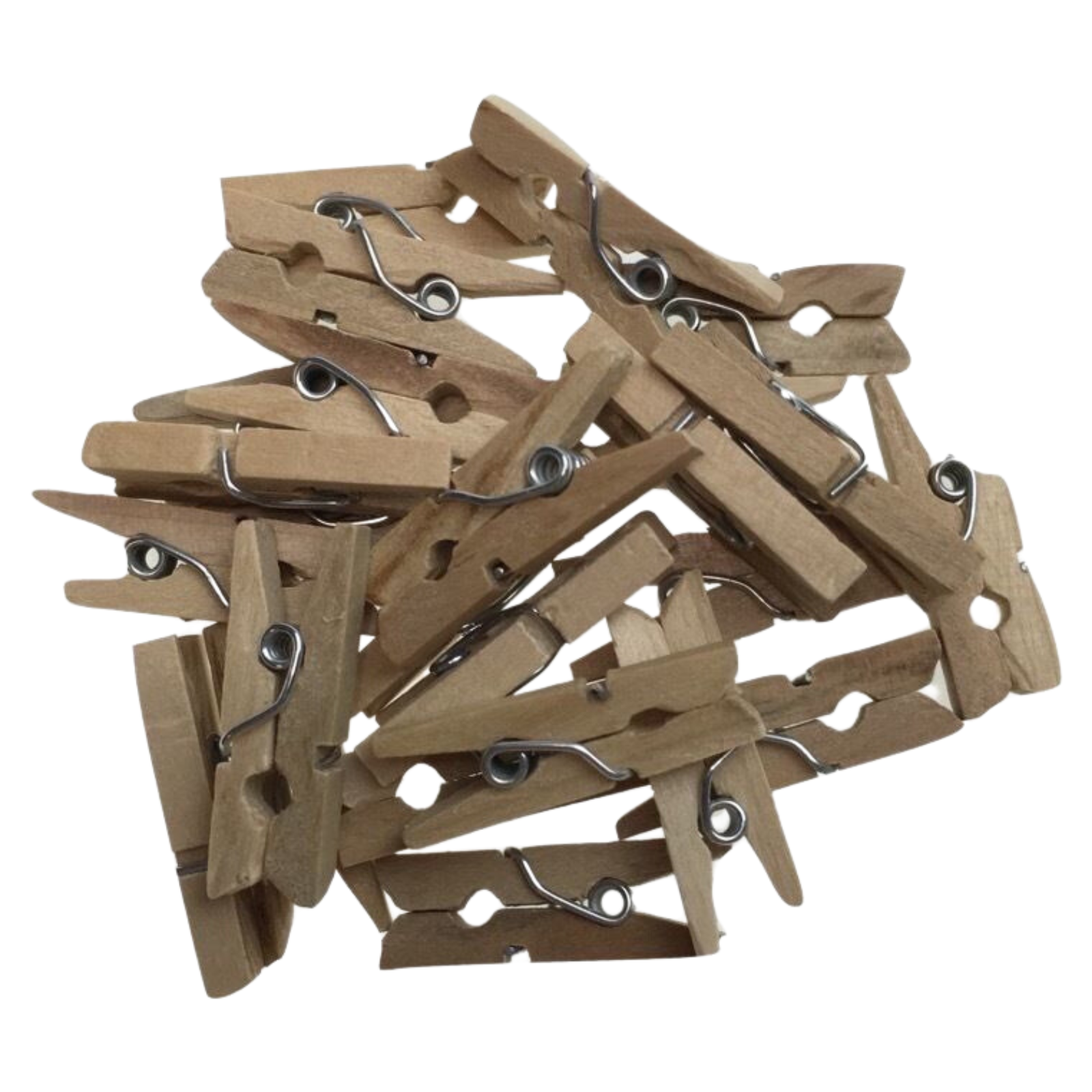 900pcs MINI WOODEN PEGS Natural Craft Baby Shower Clothes Line Pin BULK 35mm-1