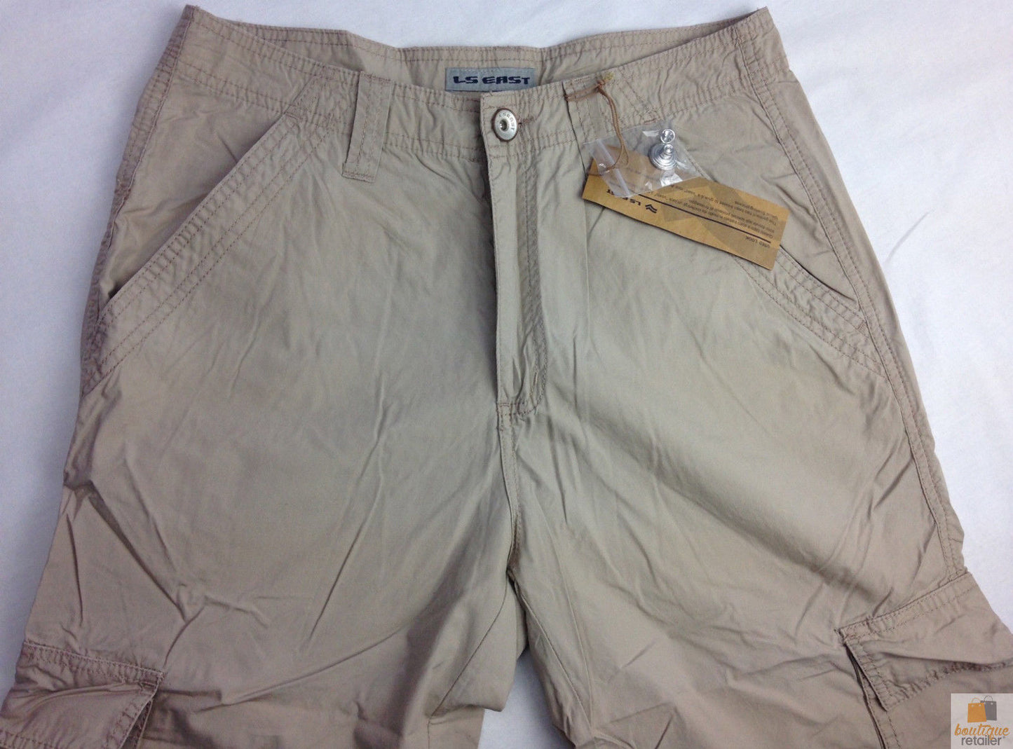 Mens 3/4 CARGO SHORTS Long Pants 100% COTTON Army Military Combat Summer-2