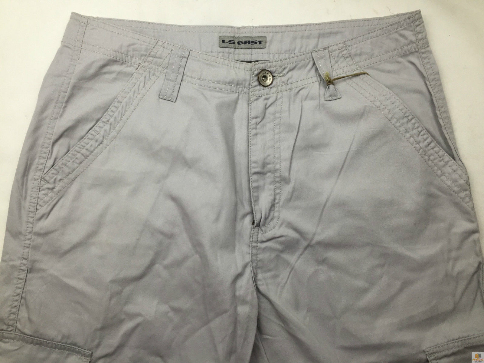 Mens 3/4 CARGO SHORTS Long Pants 100% COTTON Army Military Combat Summer-4