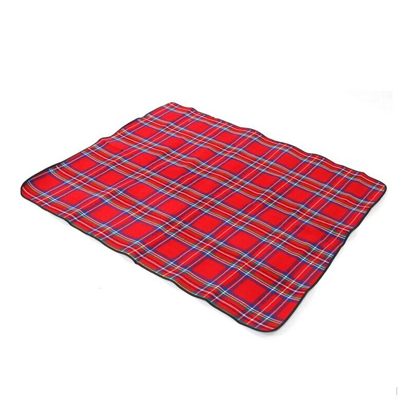 Picnic Rug Mat Blanket Outdoor Camping Waterproof Throw Travel Fleece Plaid - Assorted-2