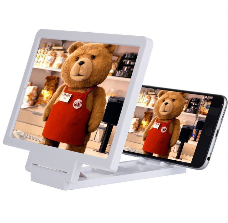 Portable Mobile Phone Screen Enlarger Magnifier Foldable Holder Display-0