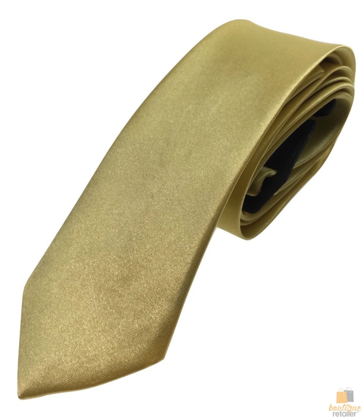 Mens SKINNY TIE Plain Wedding Slim Necktie Formal Casual Narrow Party-5