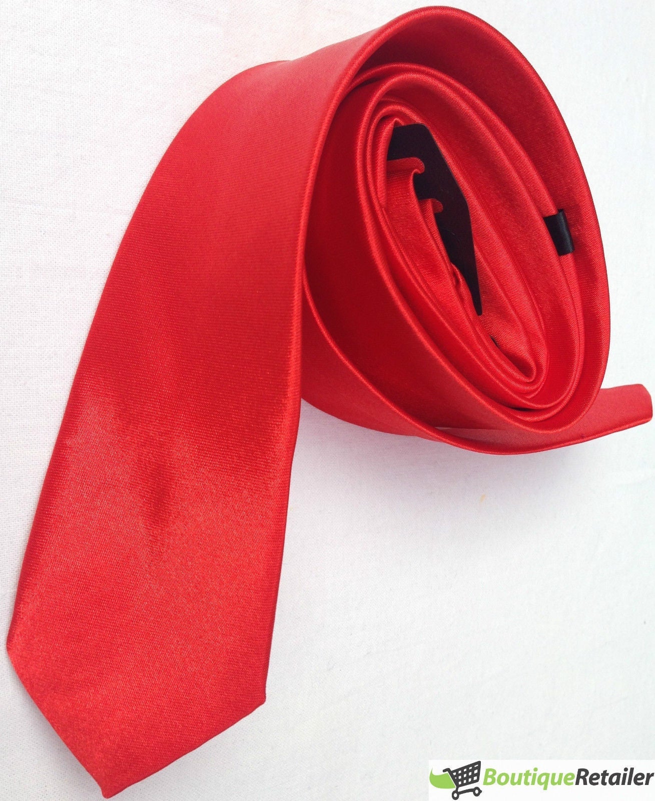 Mens SKINNY TIE Plain Wedding Slim Necktie Formal Casual Narrow Party-11