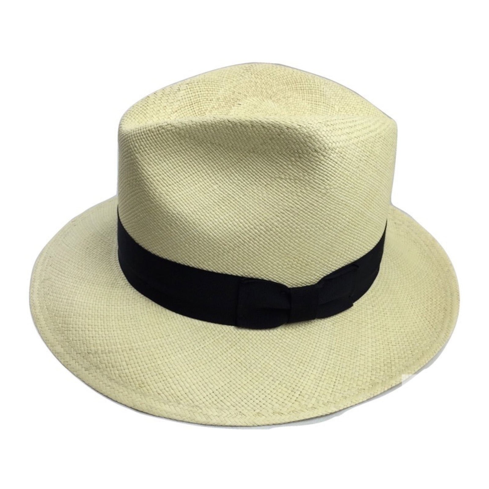 Ecuadorian Brisa Grade 8 Panama STRAW HAT Fedora Trilby MADE IN USA K10-1