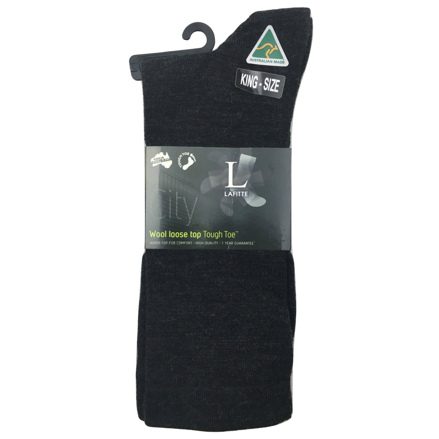 AUSTRALIAN MADE Wool Loose Top Socks Wide Top Comfort High Quality Tough Toe-8