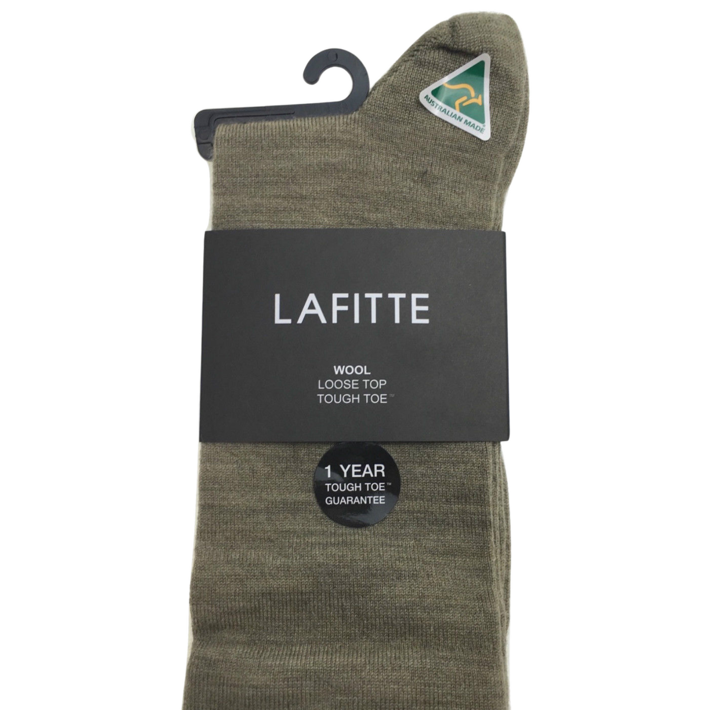 AUSTRALIAN MADE Wool Loose Top Socks Wide Top Comfort High Quality Tough Toe-6