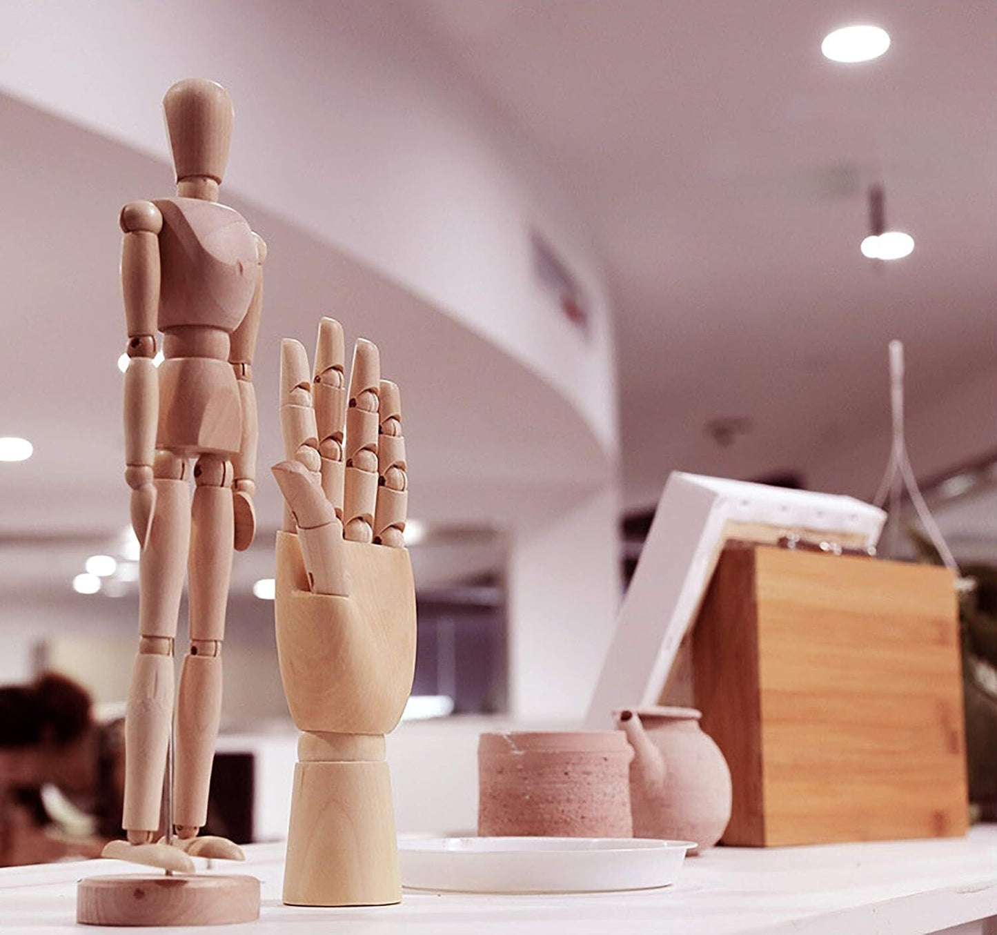 12" Wooden Artists Male Mannequin Doll Sketch Draw Art Drawing Manikin Toy Model