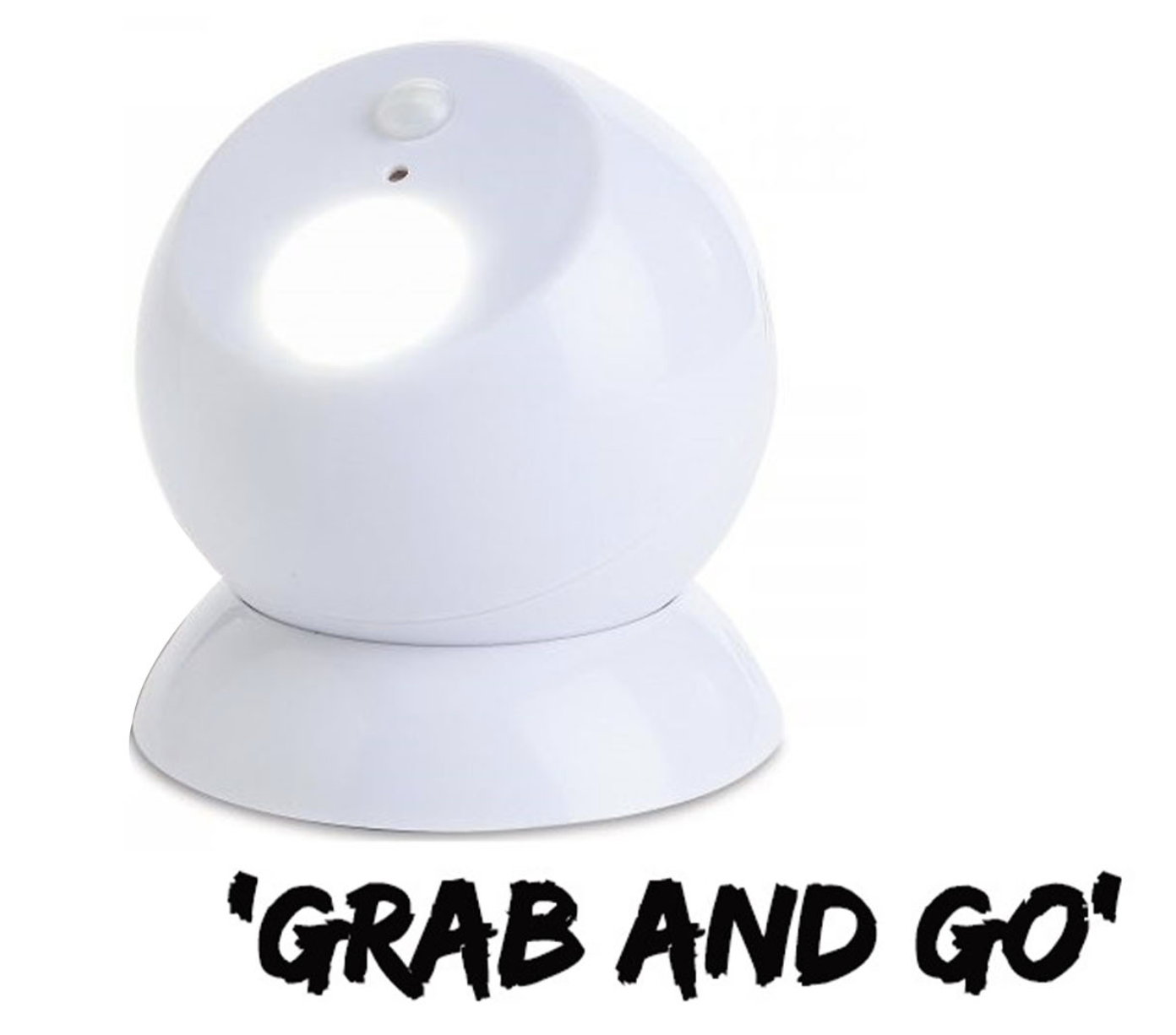 Brillar Motion Activated Swivel Ball Light - White-3