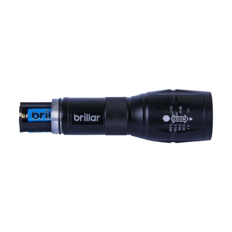 Brillar Tactical 5-Mode LED Torch - Water Resistant Flashlight-4