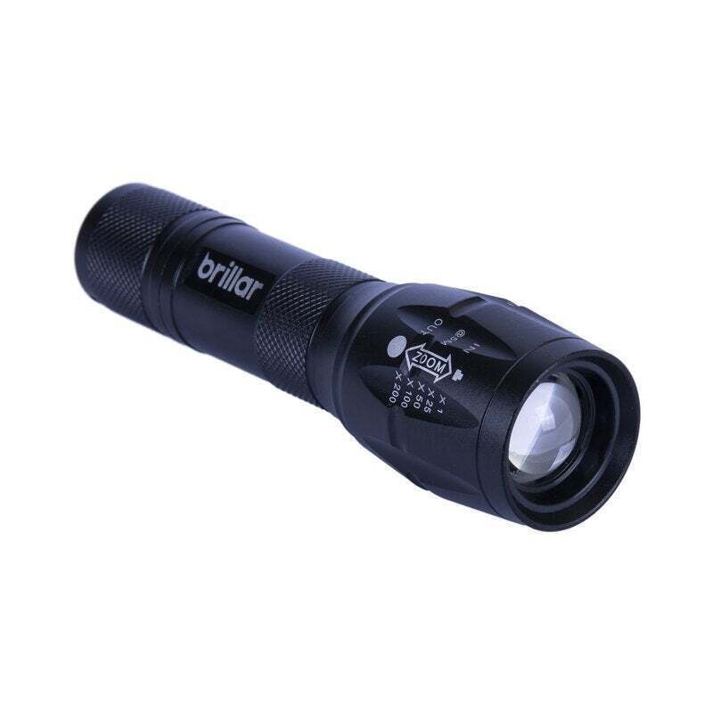 Brillar Tactical 5-Mode LED Torch - Water Resistant Flashlight-0
