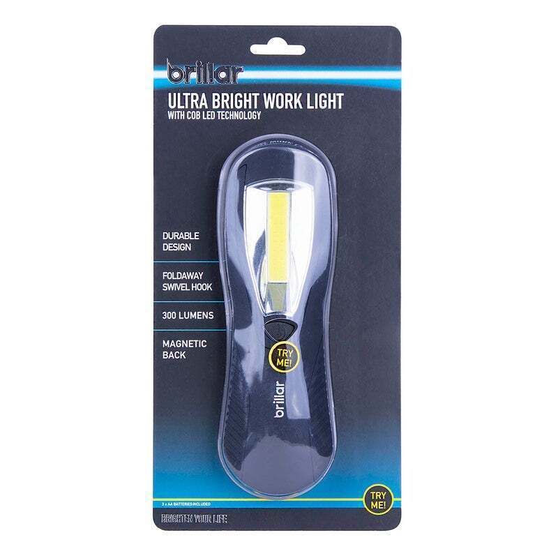Ultra Bright Work Light with COB LED Technology Convenient Swivel Hook Magnetic Back for Easy Mounting-0