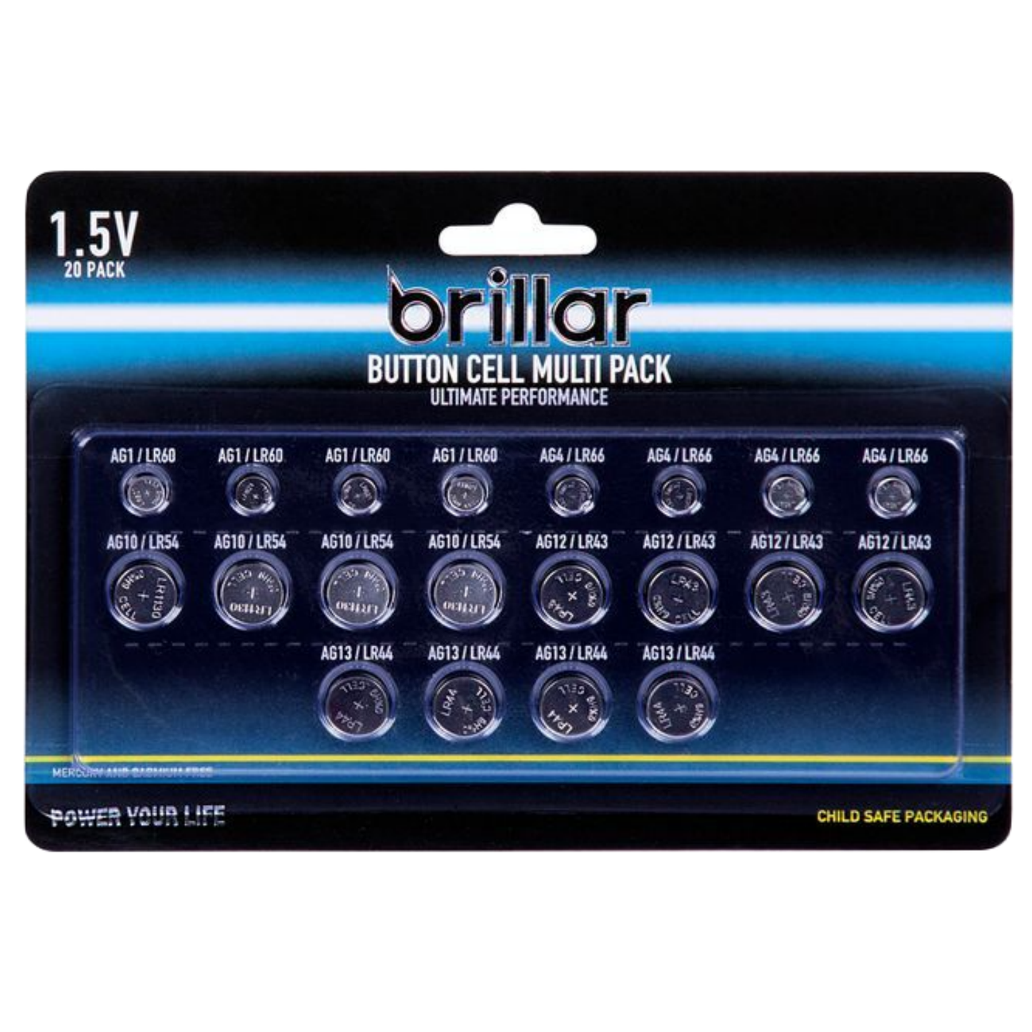 20x Brillar Lithium Button Cell Batteries-2