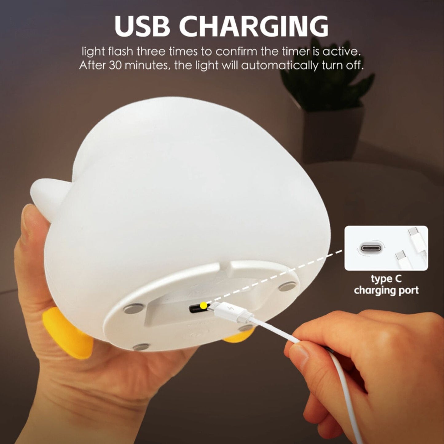 Brillar Cute Squishy Colour Changing Night Light for Kids - Astronaut