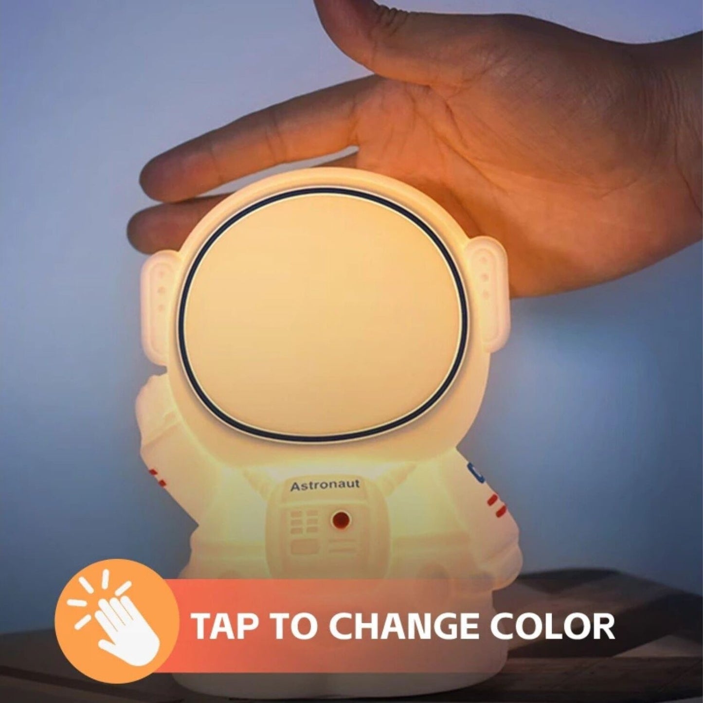 Brillar Cute Squishy Colour Changing Night Light for Kids - Astronaut