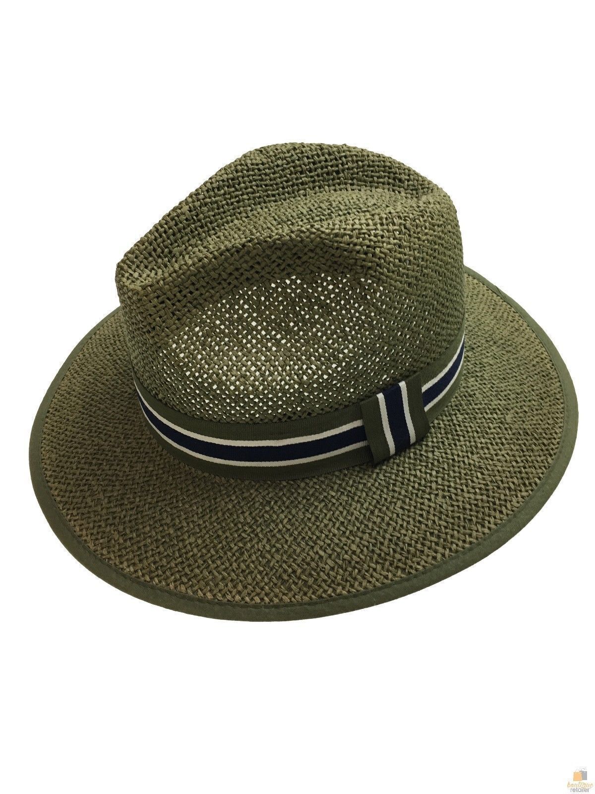 Natural Paper Panama Hat Fedora Summer Wide Brim Hat Sun Protection BR233 Sturdy-3